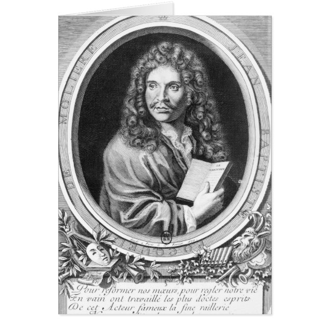 Portret van Moliere (Voorkant)