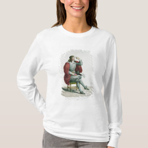 Portret van Moliere in de rol van Arnolfe T-shirt