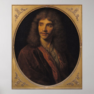 Portret van Moliere Poster