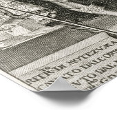 Portret van Montezuma II Poster (Hoek)