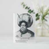 Portret van Murad III Briefkaart (Staand voorkant)