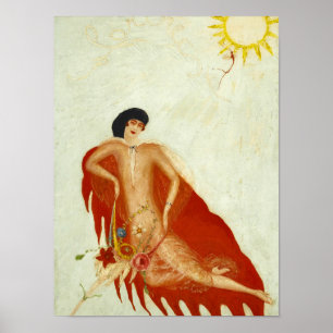 Portret van Myself, 1923, van Florine Stettheimer Poster