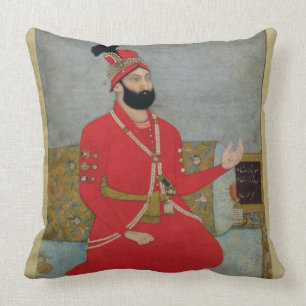 Portret van Nadir Shah Afshar van Perzië (1688-17 Kussen