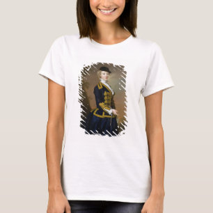 Portret van Nancy Fortesque met een donkerblauw T-shirt