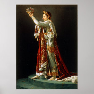 Portret van Napoleon door David Poster