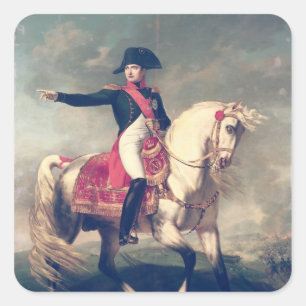 Portret van Napoleon I 1810 Vierkante Sticker