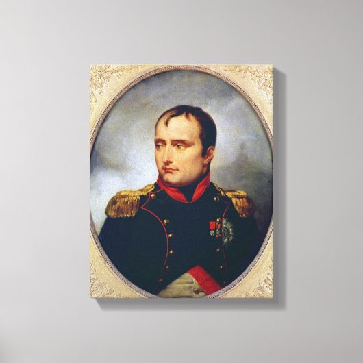 Portret van Napoleon I, 1815 Canvas Afdruk (Voorkant)