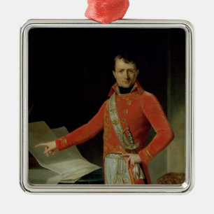 Portret van Napoleon I Metalen Ornament