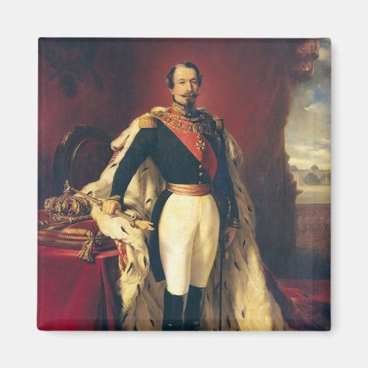 Portret van Napoleon III keizer van Frankrijk Magneet (Voorkant)