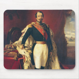 Portret van Napoleon III keizer van Frankrijk Muismat
