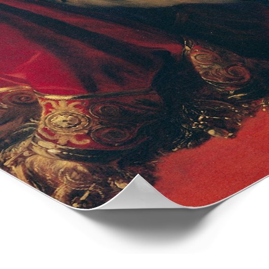 Portret van Napoleon III keizer van Frankrijk Poster (Hoek)