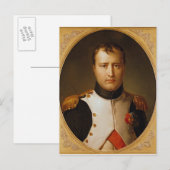 Portret van Napoleon in uniform Briefkaart (Voorkant / Achterkant)