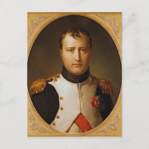 Portret van Napoleon in uniform Briefkaart