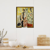 Portret van Nel Wouters 1912 Poster (Keuken)