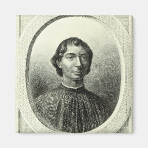 Portret van Niccolo Machiavelli Magneet