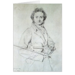 Portret van Niccolo Paganini 1819