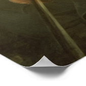 Portret van Niccolo Paganini Poster (Hoek)