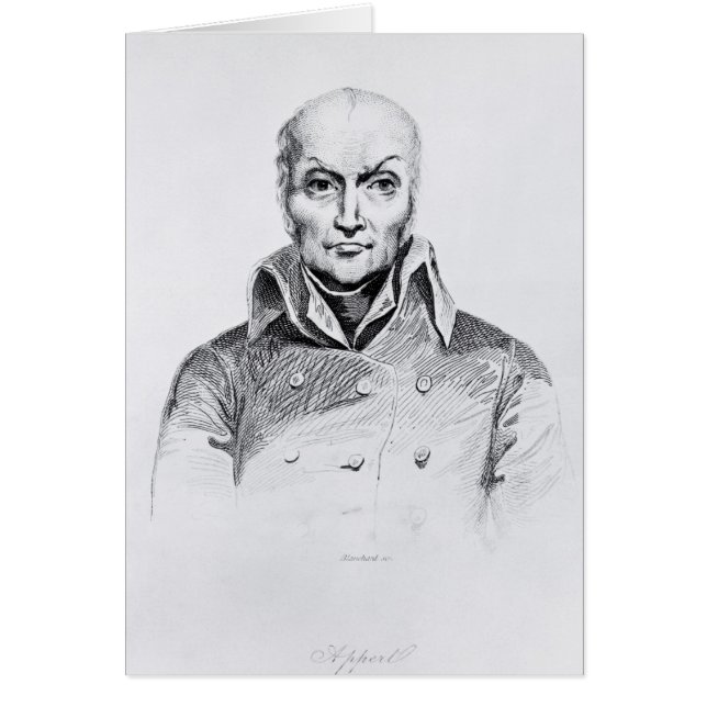 Portret van Nicolas Appert (Voorkant)