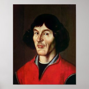 Portret van Nicolaus Copernicus Poster