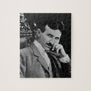 Portret van Nikola Tesla Legpuzzel