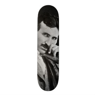 Portret van Nikola Tesla Skateboard