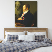 Portret van Nikolay Gnedich, 1839 Canvas Afdruk (Insitu (Slaapkamer))