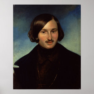 Portret van Nikolay Gogol, 1841 Poster