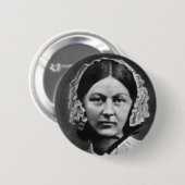 Portret van Nurse Florence Nightingale Ronde Button 5,7 Cm (Voorkant /achterkant)