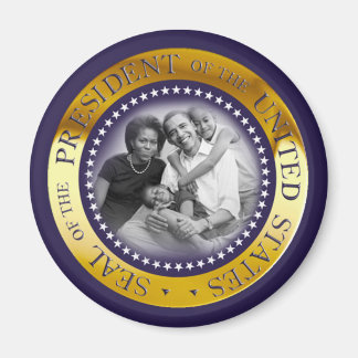 Portret van Obama President Seal Magneet