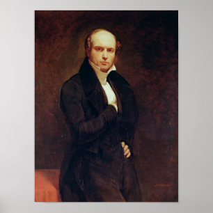 Portret van Odilon Barrot Poster