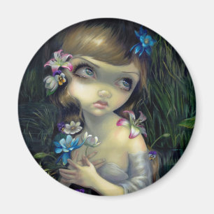 "Portret van Ophelia" Magnet Magneet