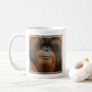 Portret van orang-oetan mannetje, Georgia, Verenig Koffiemok