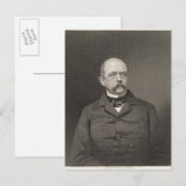 Portret van Otto von Bismarck Briefkaart (Voorkant / Achterkant)