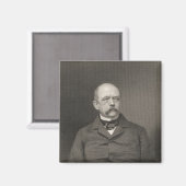 Portret van Otto von Bismarck Magneet (Voorkant / Achterkant)