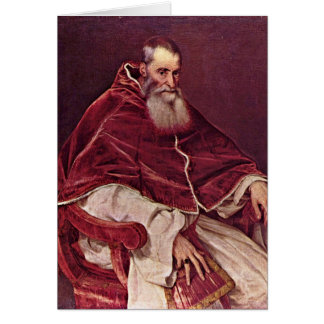 Portret van Paul III. Door Titiaan