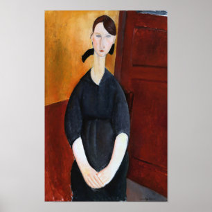 Portret van Paulette Jourdain, Modigliani Poster