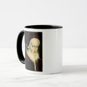 Portret van paus Pius V 1576-80 Mok (Voorkant links)