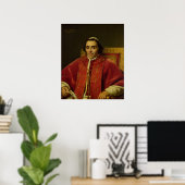 Portret van paus Pius VII, 1805 Poster (Thuiskantoor)