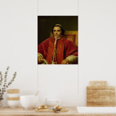 Portret van paus Pius VII, 1805 Poster (Keuken)