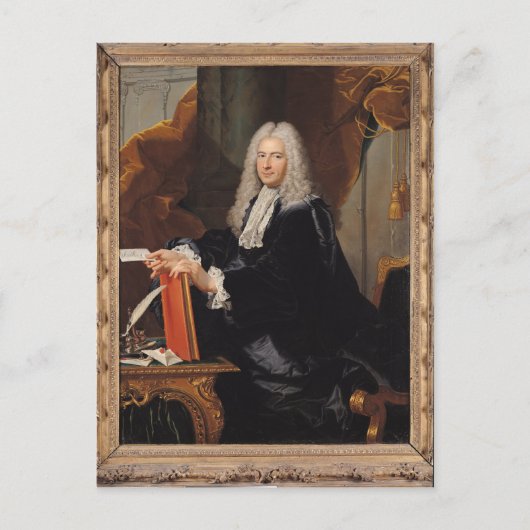 Portret van Philibert Orry Briefkaart (Voorkant)