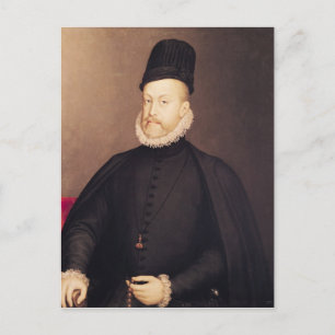 Portret van Philip II c.1580 Briefkaart