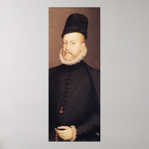 Portret van Philip II c.1580 Poster
