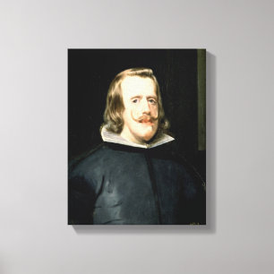 Portret van Philip IV in Court Dress, 1655 Canvas Afdruk