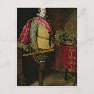 Portret van Philip IV van Spanje Briefkaart