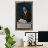 Portret van Philipp Melanchthon Poster (Thuiskantoor)