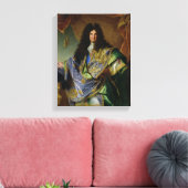 Portret van Philippe de Courcillon Marquis Canvas Afdruk (Insitu (Woonkamer))