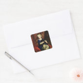 Portret van Philippe de France Vierkante Sticker (Envelop)