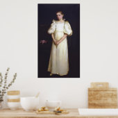 Portret van Phyllis Waterlow door John Waterhouse Poster (Keuken)