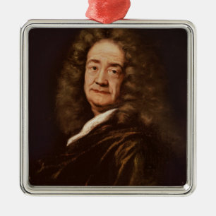 Portret van Pierre Puget Metalen Ornament