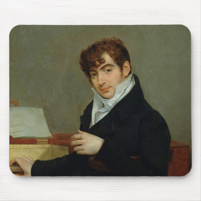 Portret van Pierre Zimmermann 1808 Muismat (Voorkant)